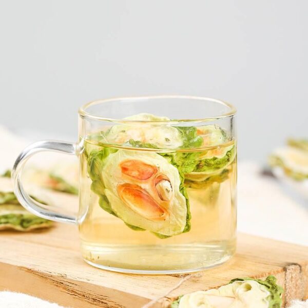500G old dried bitter gourd natural bitter gourd slices dried fresh tea premium farm dried children brewed tea pure bitter gourd powder edible - Image 3