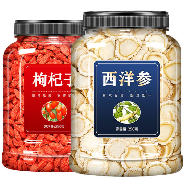 American ginseng slices wolfberry genuine official flagship store soaked in water lozenges three slices 500g premium American ginseng - Image 11