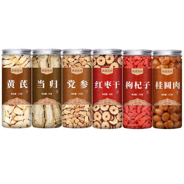 American Ginseng Astragalus Angelica Codonopsis Codonopsis Ophiopogon Baizhu Chuanxiong Baishao Yam Poria Licorice Dried Ginger Chinese Herbal Medicine Decoction Pieces - Image 29