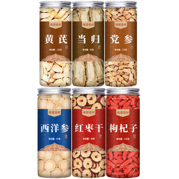 American Ginseng Astragalus Angelica Codonopsis Codonopsis Ophiopogon Baizhu Chuanxiong Baishao Yam Poria Licorice Dried Ginger Chinese Herbal Medicine Decoction Pieces - Image 30