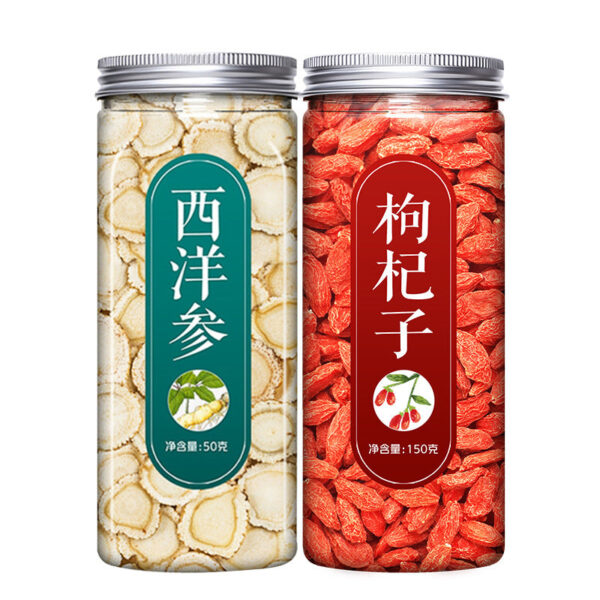 American ginseng slices wolfberry genuine official flagship store soaked in water lozenges three slices 500g premium American ginseng - Image 8