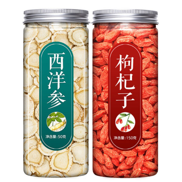 American ginseng slices wolfberry genuine official flagship store 500g premium Changbai Mountain Citi slices lozenged tea - Image 6
