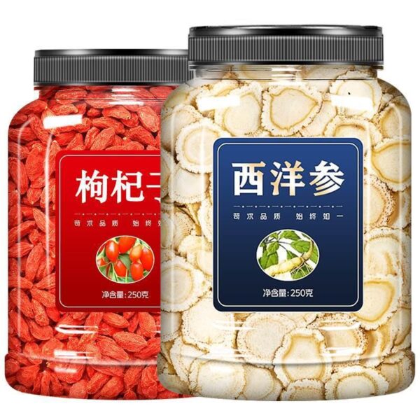 American ginseng slices wolfberry genuine official flagship store 500g premium Changbai Mountain Citi slices lozenged tea - Image 5