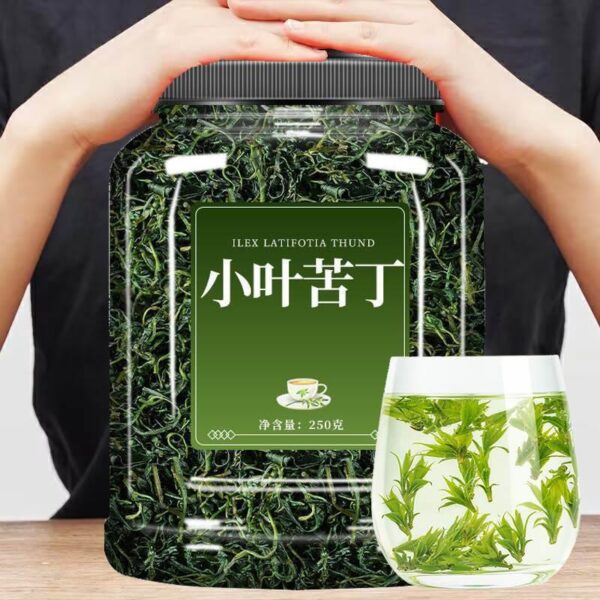 Yuqing small leaf Kudingcha 2024 new tea wild premium genuine green mountains and green waters 500g big leaf Kudingcha