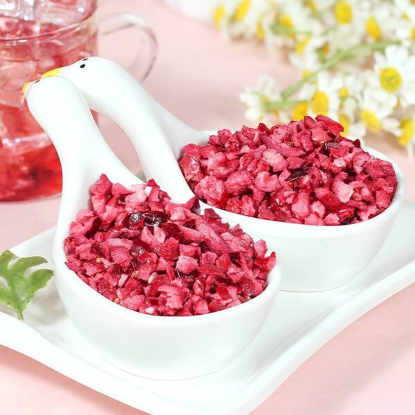 Freeze-dried diced cranberries, crushed berries, dried bakery, dried fruit, commercial snowflake cake raw material snacks - Image 2