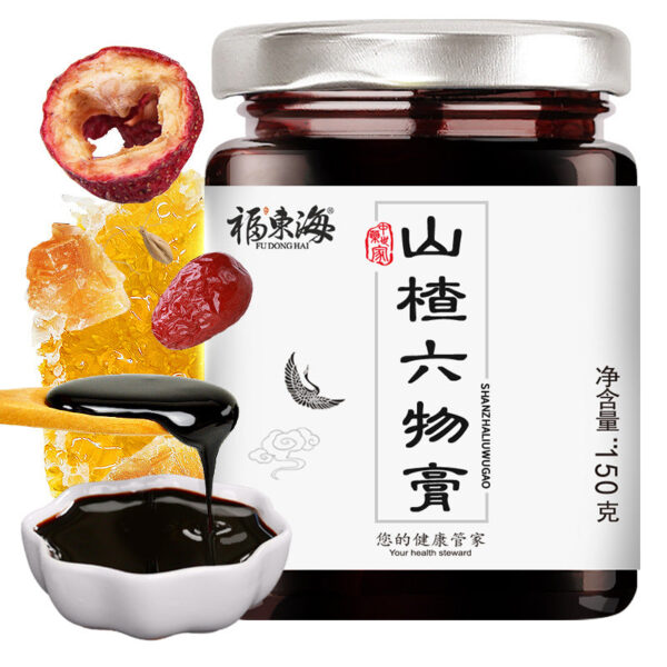 Fudonghai Hawthorn Liuwu Cream 150g/bottle, Hawthorn Liuwu Tea Cream Good Appetite Hawthorn Children's Cream Wholesale - Image 5