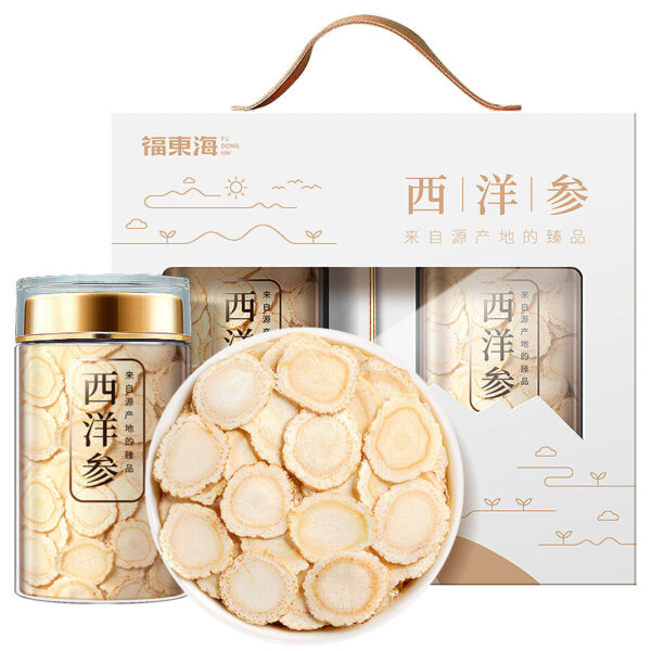 Fudonghai American ginseng gift box (50g * 2)/box 100g, Jilin health tea gift wholesale distribution