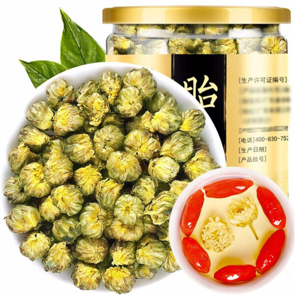 Fudonghai fetal chrysanthemum 60g/can fetal chrysanthemum Wang Tongxiang bulk head picking fetal chrysanthemum Wang Hangbai chrysanthemum wholesale flower and grass tea canned