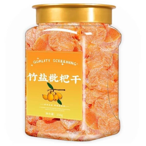 Bamboo salt dried loquat is a Fujian specialty, non-Yunxiao original flavor, and seedless dried fruit preserved snacks are added to the official flagship store. - Image 5