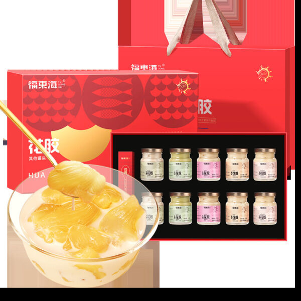 Fudonghai flower glue milk jelly 750g ready-to-eat isinglass supplement collagen pregnant women nutrition gift box wholesale distribution