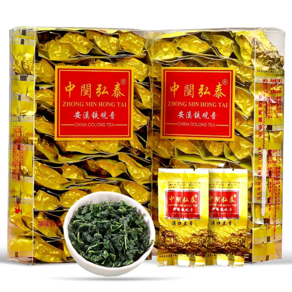 Anxi fragrant Tieguanyin Zhongmin Hongtai New Spring and Autumn Tea Orchid full of orchid small bag box 500g - Image 2