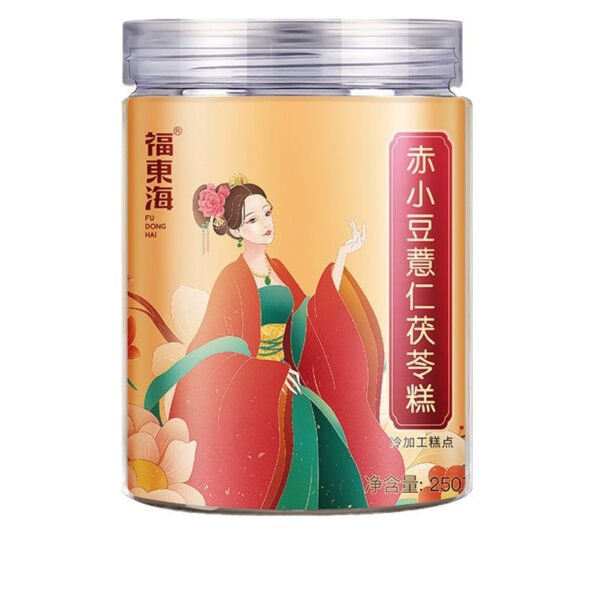 Fudonghai red beans, barley, Poria cocos cake, wet cake, coarse grain Bazhen cake, healthy snacks, micro-business wholesale - Image 5