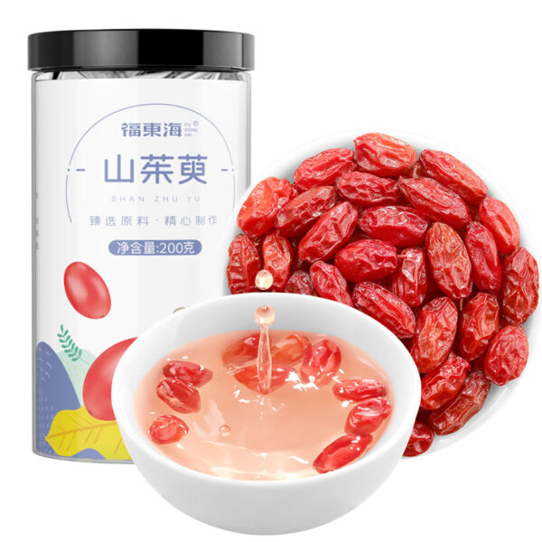 Fudonghai dogwood 200g bottle seedless big fruit dogwood Chinese herbal medicine wholesale new product origin source dogwood meat