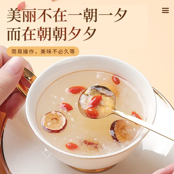 Fudonghai Materia Medica Tremella 40g, Fujian Gutian Tremella Slices White Fungus Snow Fungus No Fumigation Leave-in Meal Replacement - Image 5