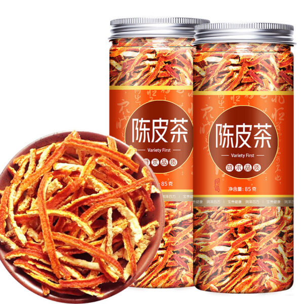 Authentic tangerine peel canned with free shipping, dried tangerine peel tea, old tangerine peel shredded tea soaked in water, orange peel, orange peel powder - Image 5