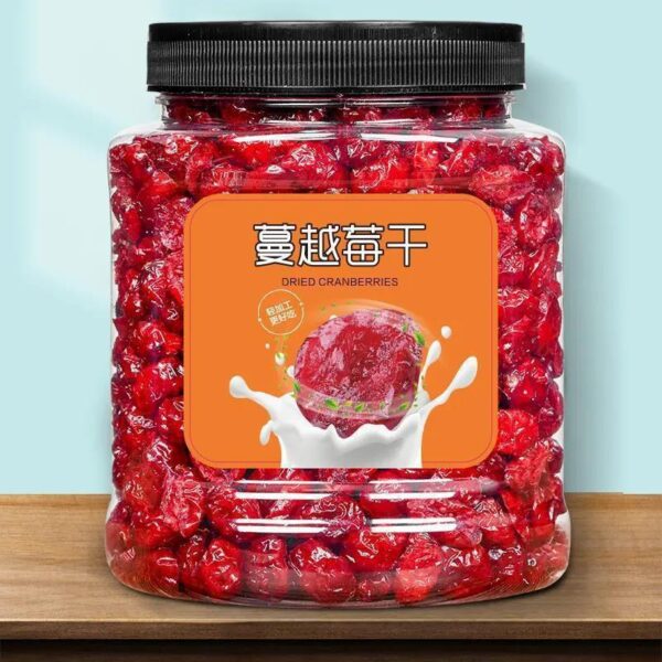 Fresh Canned Dried Cranberries Baked Snowflake Crisp Ingredients Dried Fruit Snacks Dried Fruit Ready-to-Eat Preserved Fruit Premium Original Flavor