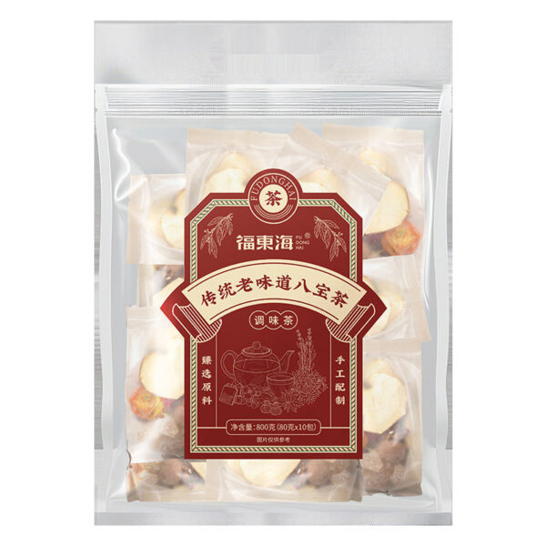 Fudonghai Babao Tea 800g, longan red dates, wolfberry roses, men's and women's solid soup tea, conditioning health tea gift - Image 5