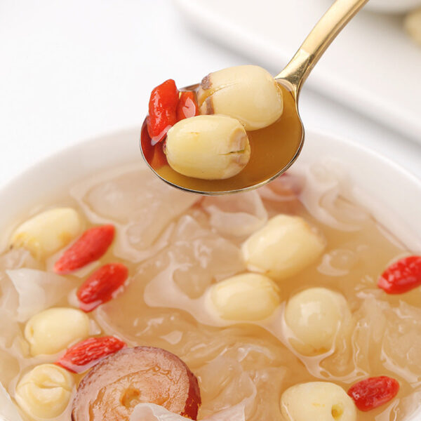 Fudonghai lotus seeds 500g white lotus seeds Hunan production, core removal and dermabrasion, Xianglian lotus seeds dry goods wholesale, specialty soup ingredients - Image 2