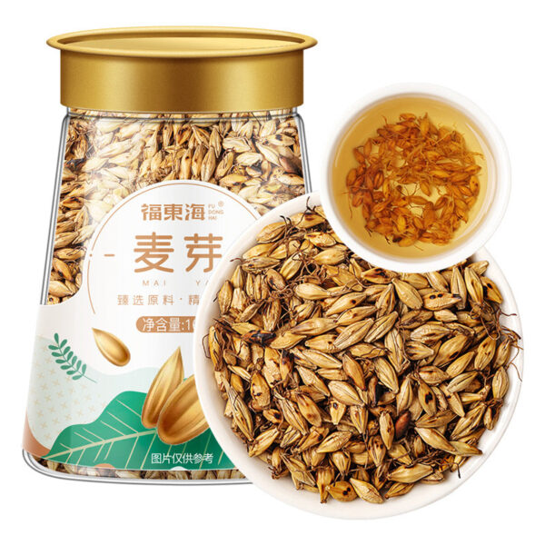 Fried malt in Fudonghai, Chinese herbal medicine, coke malt, grain bud, soup material, tea, children's hawthorn tea origin, source delivery