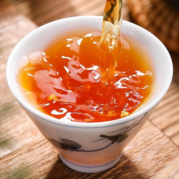 Zhongmin Hongtai new tea osmanthus black tea strong fragrance Wuyishan Zhengshan small species ancient method cellar bag making bulk drink - Image 3