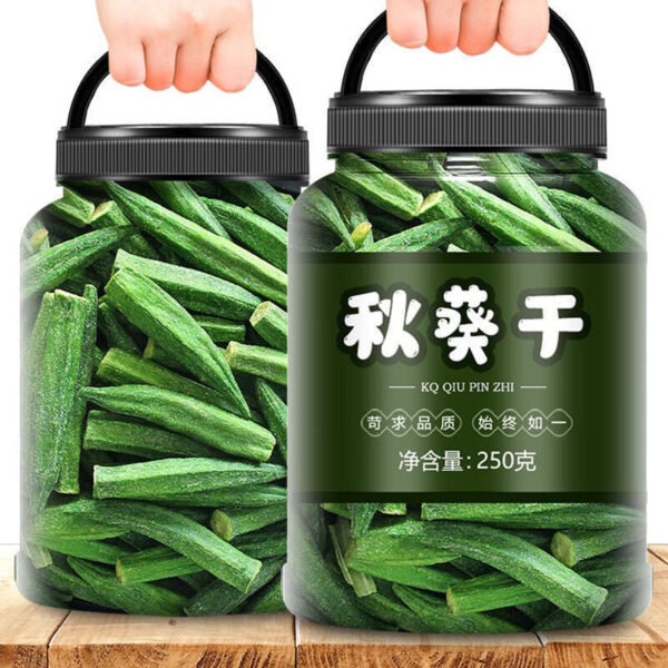 Dried Okra Instant Vegetables Fruits and Vegetables Crispy Freeze-Dried Non-Fried Children's Snacks Dried Fruits Dried Fruits Mixed Pack (1