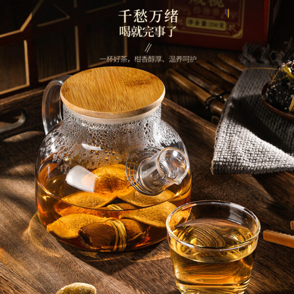 Fudonghai Xinhui tangerine peel salted olive 500g, Sanbaozha raw tangerine peel soaked in water, spot Guangdong specialty wholesale - Image 3