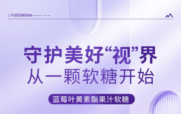 Fudonghai blueberry lutein ester juice gummy 2g * 33 bags, candy children middle-aged and elderly snacks wholesale distribution - Image 6