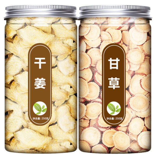 Dried ginger slices, tea, Chinese herbal medicine slices, edible, shredded ginger, dried ginger, old ginger, small yellow ginger powder, soaked in water, soaked in foot licorice soup - Image 8