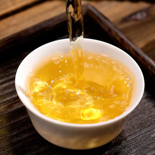 Zhongmin Hongtai Premium Traditional Luxiang Anxi Tieguanyin Authentic Xiping Hongxin Crooked Tail Loose Tea Canned 500g - Image 4