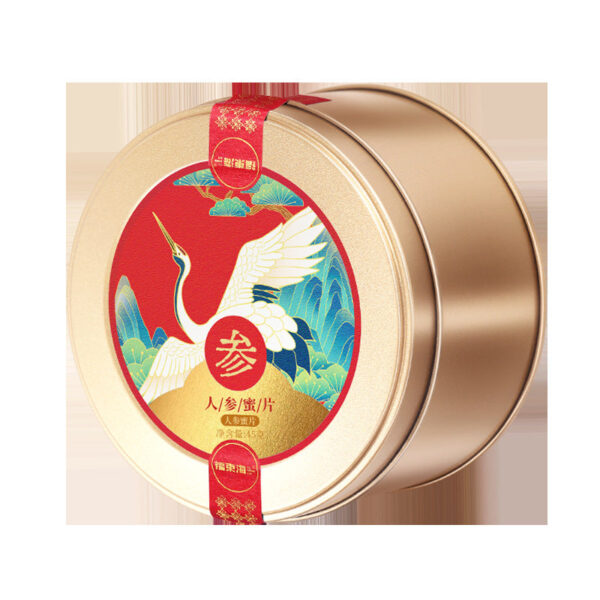 Fudonghai ginseng honey slices 45g/box Changbai Mountain ready-to-eat old fresh ginseng slices linden honey vacuum packaging wholesale - Image 5