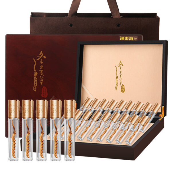 Fudong Sea Cordyceps sinensis 4g wholesale Qinghai origin high-quality Cordyceps sinensis exquisite gift box cordyceps dried gift