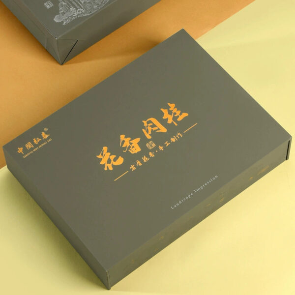 Wuyishan Dahongpao new camellia fruit-scented cinnamon strong-scented rock tea high-end gift box small package 500g - Image 3
