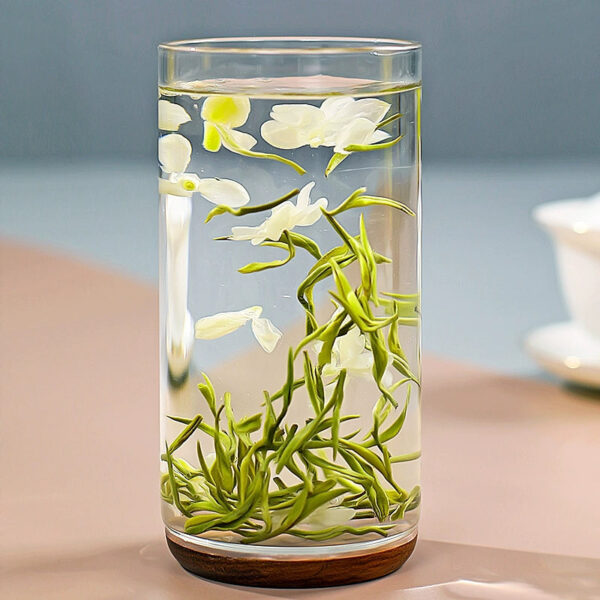 Zhongmin Hongtai 2025 New Tea Jasmine Tea Premium Luzhou Fragrant Scattered Alpine Green Tea Cold Brew Gift Box Canned - Image 3