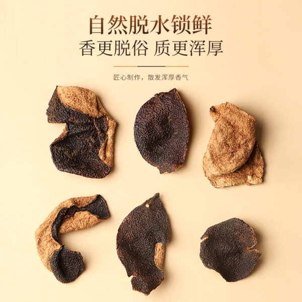 Fudonghai Guangdong Youlao tangerine peel dry tea 80g bottled tangerine peel, tea leaves, herbs, tea soaked in water, wholesale tangerine peel blocks - Image 3