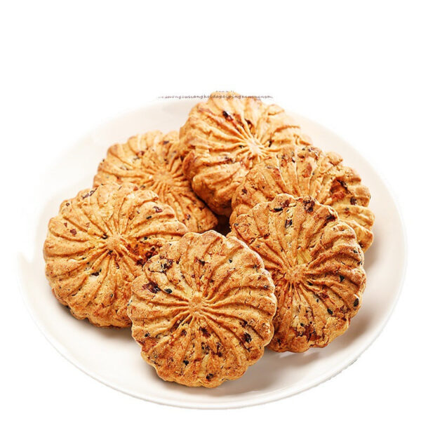 Fudonghai Red Bean Barley Cake 480g Bag Dry Snacks Red Bean Cake Barley Flour Coix Seed Cake Red Bean Barley Biscuit - Image 5