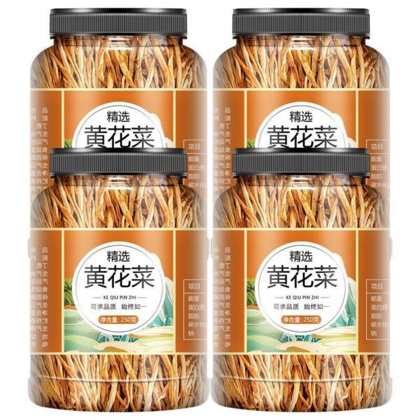 Day lily dried goods 500g new goods are not premium Shanxi Datong farmhouse homemade hot pot soup commercial dried golden needles - Image 9