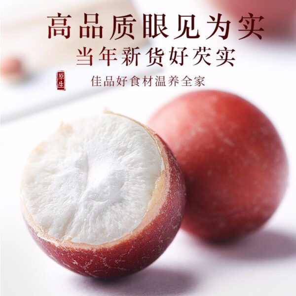 Fudonghai Gorgon 200g Large Granular Chicken Head Rice Chicken Head Fruit Red Skin Gorgon Kernels Grains Porridge Soup - Image 2