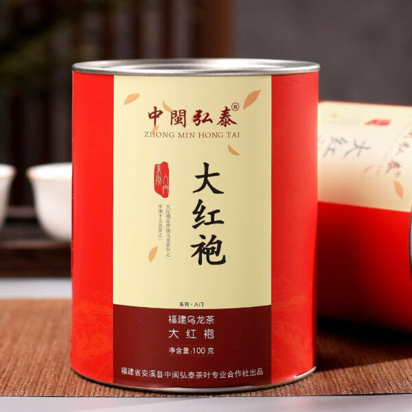 Zhongmin Hongtai Dahongpao, New Tea Charcoal Roasted Flowers and Fruits Strong Fragrance Fujian Tea Dahongpao Oolong Tea Gift 400g - Image 5