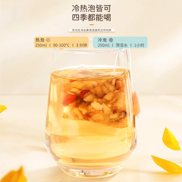 Fudonghai Xiaoxiang Pear Soup 120g/box Tremella Fresh Reed Root Dried Sydney Combination Triangle Bag Free Tea Brewing Tea Drink - Image 3