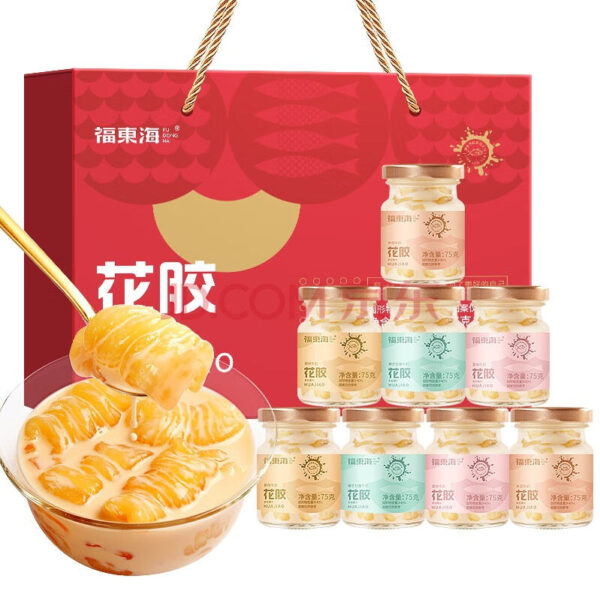 Fudonghai flower glue ready-to-eat gift box 1440g isinglass collagen milk jelly women meal replacement pregnant women Dragon Boat Festival gifts - Image 7