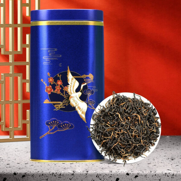 Wuyishan Black Tea Jin Junmei Tea New Black Tea Authentic Luxiang Fujian Jin Junmei Loose Can Gift Box 100g - Image 5