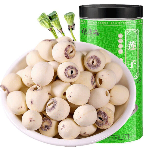 Fudonghai lotus seeds 500g white lotus seeds Hunan production, core removal and dermabrasion, Xianglian lotus seeds dry goods wholesale, specialty soup ingredients