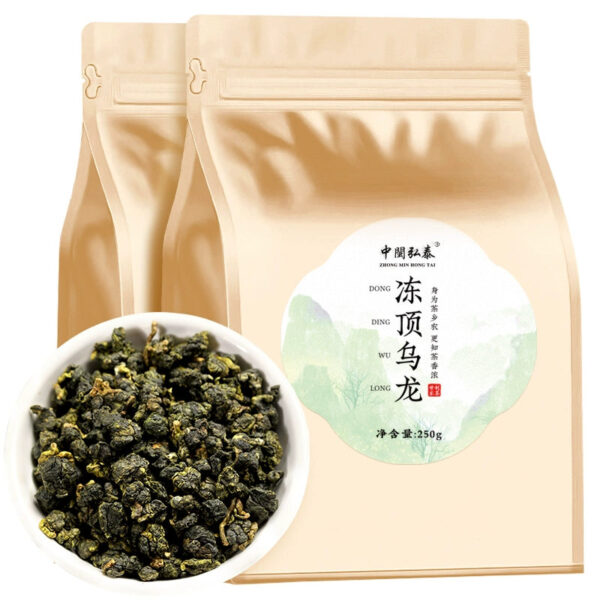 Zhongmin Hongtai New Tea Frozen Top Oolong Tea Taiwan imported original alpine tea cold brewed tea leaves peach fragrant bags - Image 4