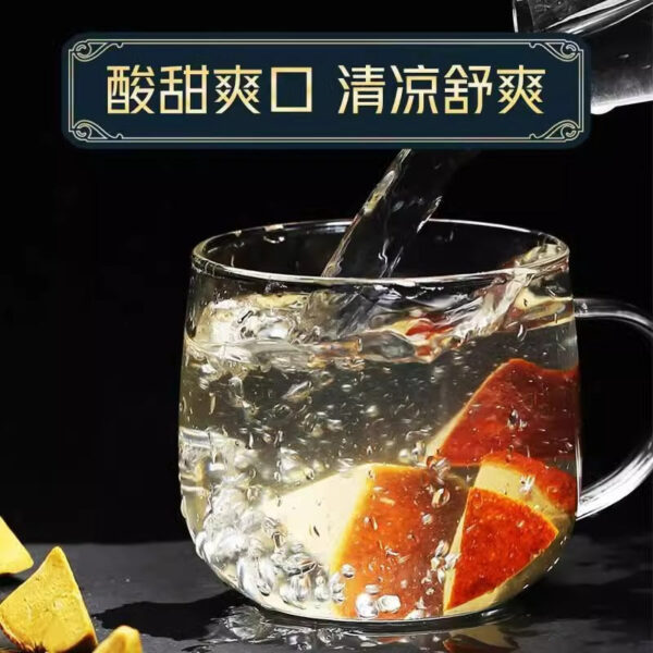 Eight Immortals Fruit Guan Cool Mint Feizhou Orange and Tangerine Peel Soaked in Water - Image 4