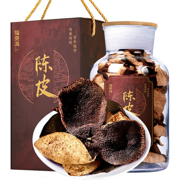 Fudonghai old tangerine peel Guangdong specialty dried tangerine peel soaked in water to make tea, genuine gift box 250g, big red peel wholesale