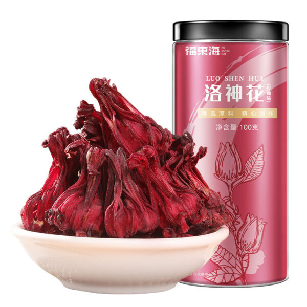 Fudonghai Roselle Flower 100g Roselle Flower Tea Large Dried Rose Eggplant Flower Tea Nourishing Health Tea Wholesale - Image 5