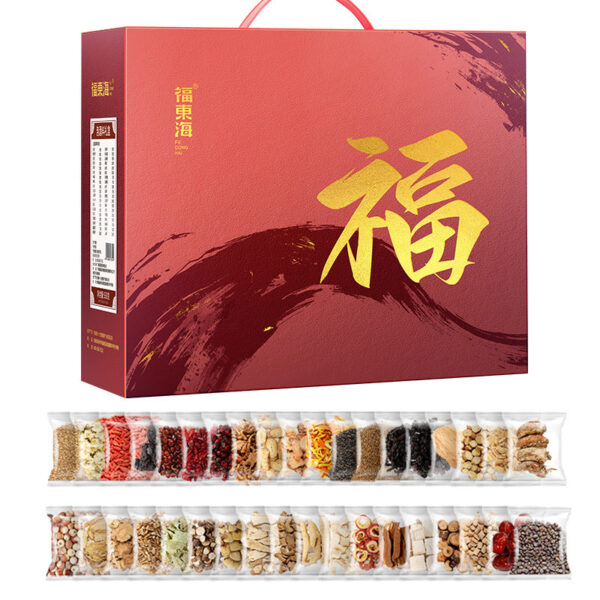 Fudonghai sparkling wine material 550g gift box, Chinese herbal medicine set, male formula sparkling wine raw material combination, wholesale distribution - Image 6