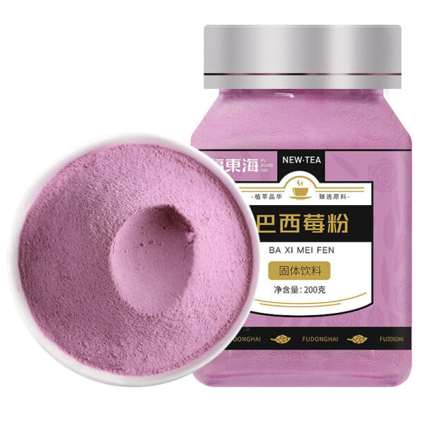 Fudonghai Acai Powder 200g, Solid Beverage Instant Freeze-Dried Fruit and Vegetable Fiber Zero Fat Fruit Flavor Wholesale
