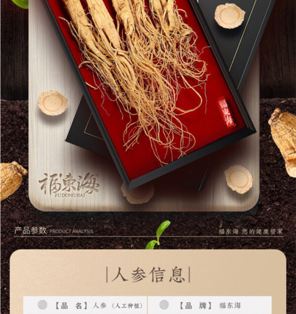 Fudonghai ginseng 100g, Jilin Changbai Mountain ginseng wholesale factory direct sales Northeast specialty sparkling wine ginseng hair - Image 6