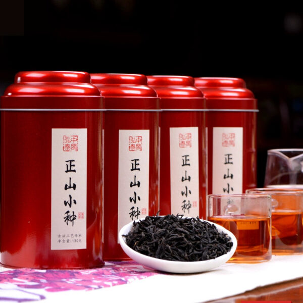 Zhongmin Hongtai New Tea Zhengshan Small Black Tea Premium Authentic Luxiang Bulk Gift Box Canned 520g Gift - Image 3
